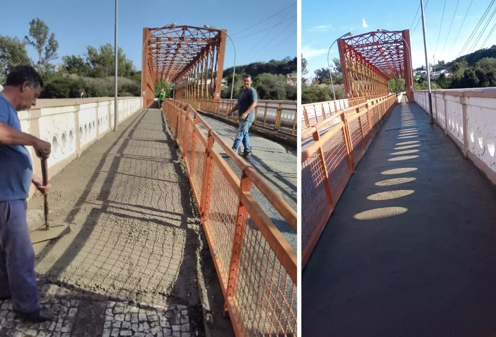 Prefeitura de Rio Negro aprimora a acessibilidade na Ponte Metálica